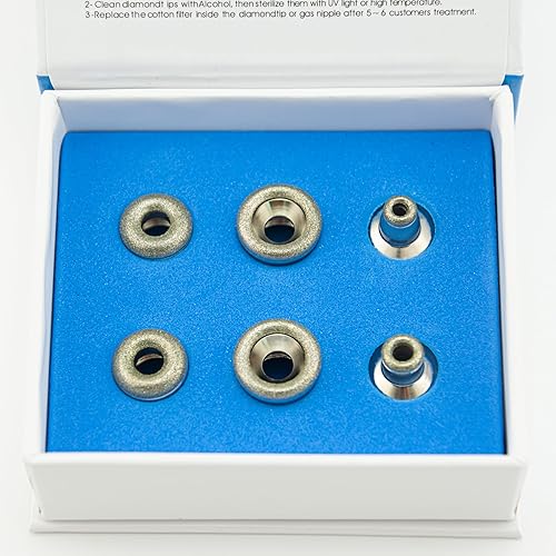 Miniatura 6 de Beauty Tools - Reemplazo de dermoabrasión con diamantes para el cuidado de la piel (6 piezas)