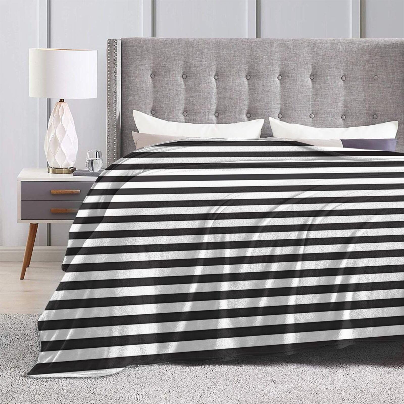PAVILIA Flauschige Überwurfdecke Für Couch & Bett – Superweich, Schwarz, 127 X 152 Cm, Ganzjahresdecke
