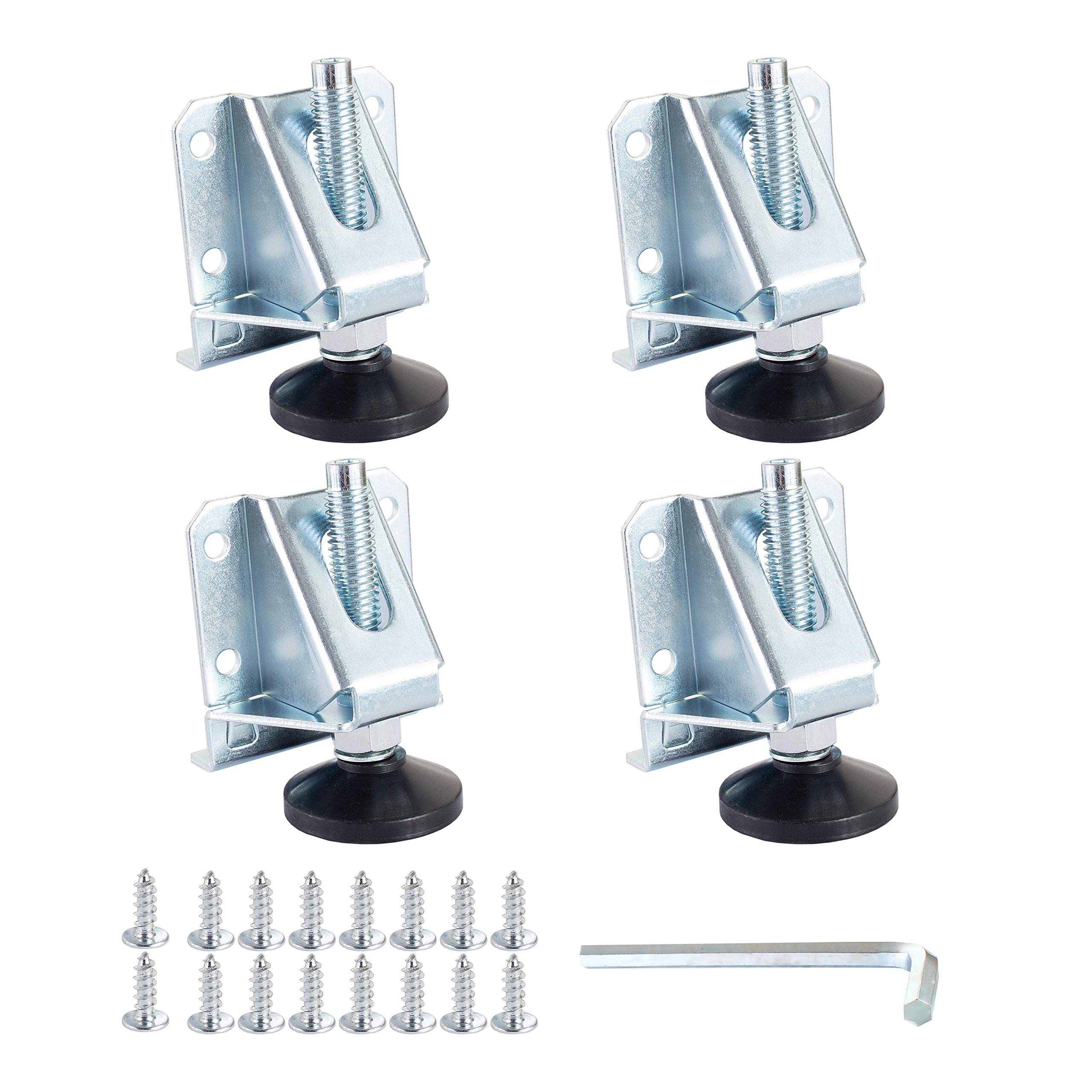 Buy POWERTEC 71136 Heavy Duty Leg Leveler Kit 4 Pack Leveler Legs