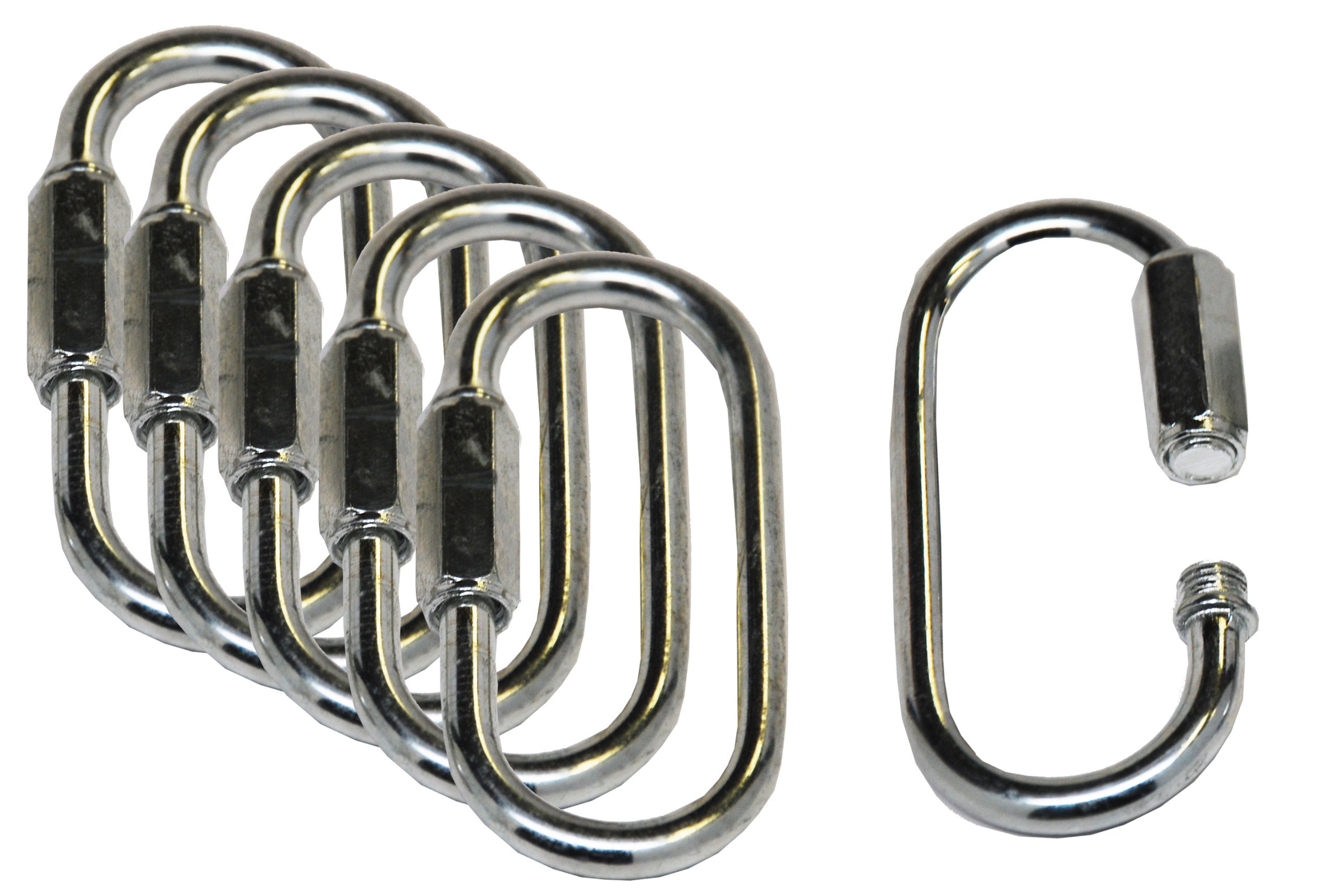 Swing Set Quicl Link Spring Clip, Snap Hook, Swing Set Hardware Porch Parachute Clip Play Set Jungle Gym Ny-Glide Connector Playground in Backyard (3-Pair)