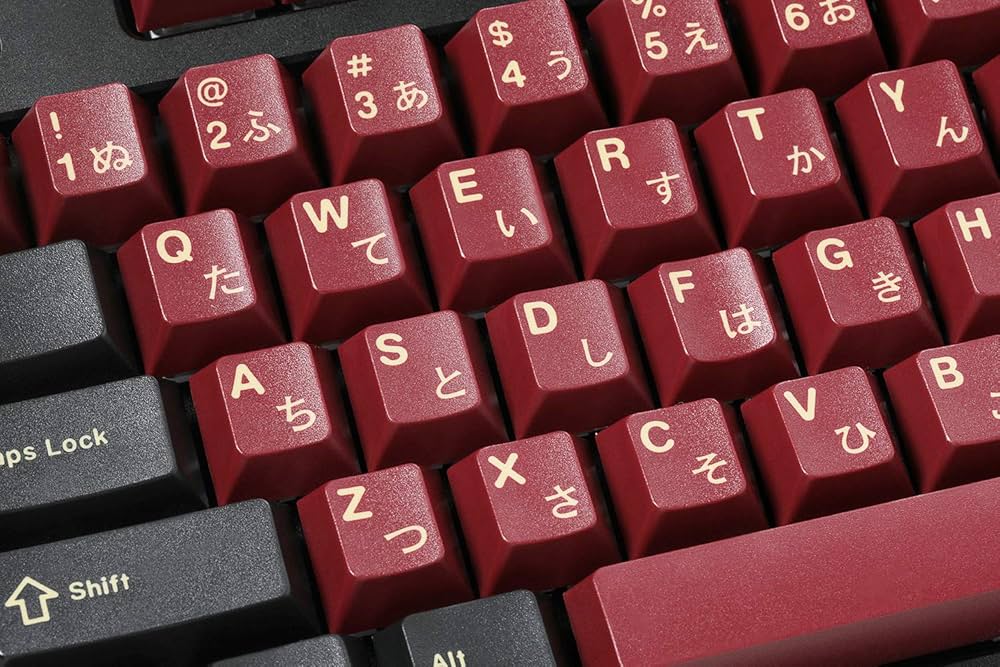 Amazon.co.jp: DROP + Redsuns GMK Red Samurai Keycap Set for