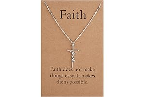 Faith Cross Necklace: A Symbol of Belief for Faithful Women