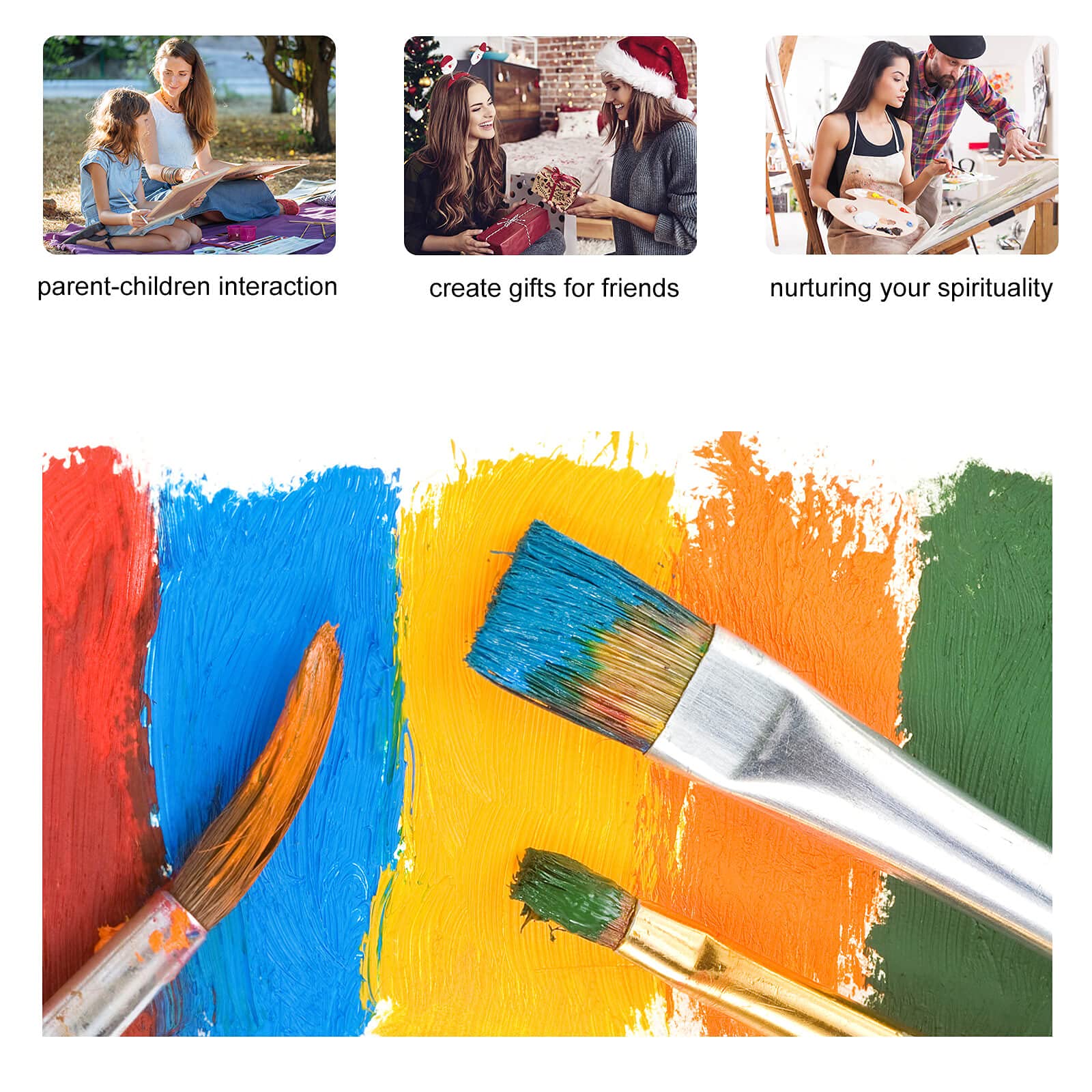 KOAYUBFC Malen nach Zahlen für Erwachsene, Anfänger, Erwachsene, Malen nach Zahlen, Kits auf Leinwand, Acryl-Ölfarben, Malerei mit Pinseln als Geschenk, Wanddekoration