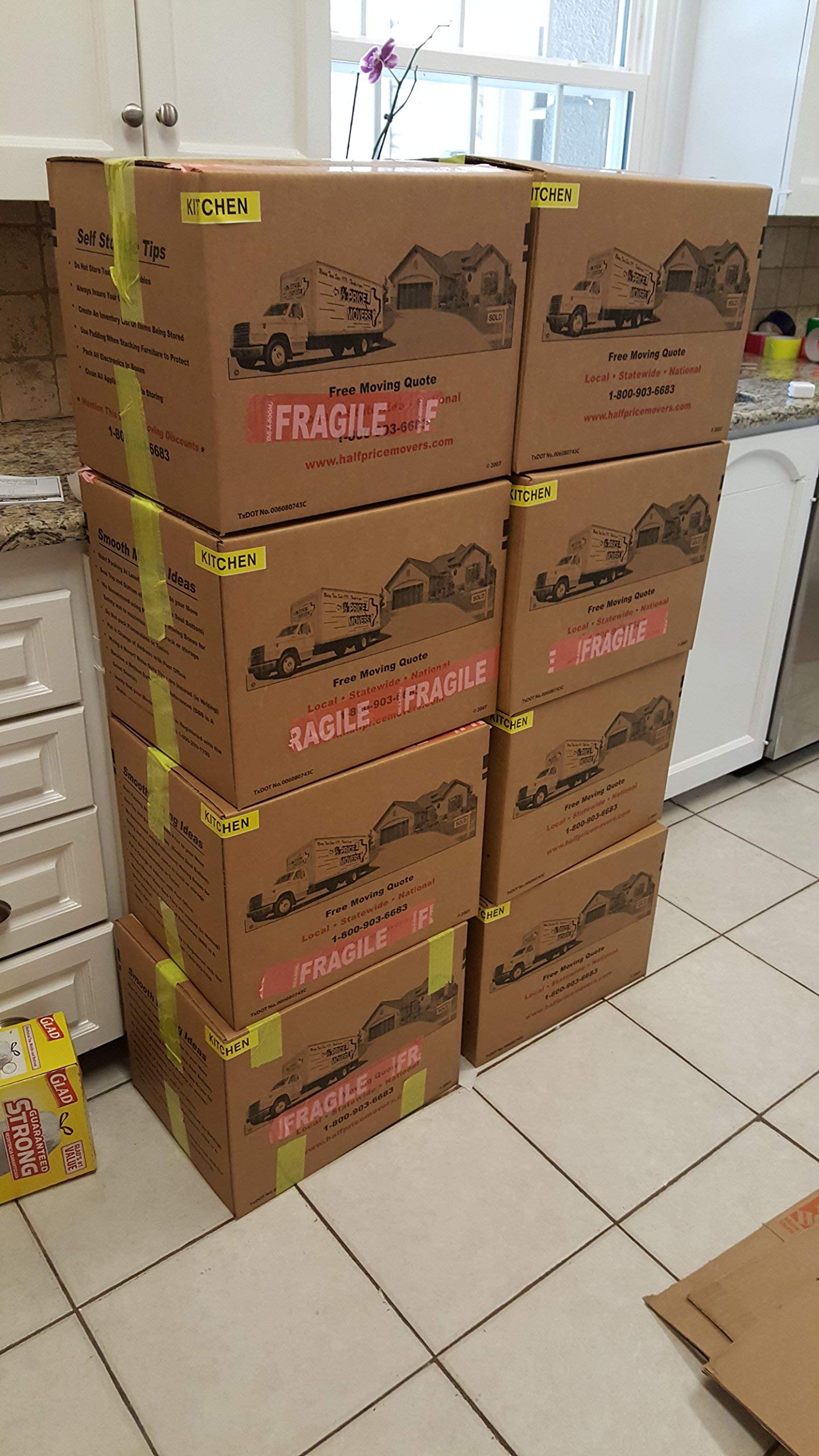 Buy TagARoom Home Moving Labels, 800 Count ColorCoding Labels for