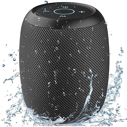 ZEALOT Bluetooth Speaker, Portable Speaker Bluetooth Wireless, 20W Stereo Sound, IPX6 Waterproof with Led Lights, for Shower Party Outdoor HomeTravel Hiking