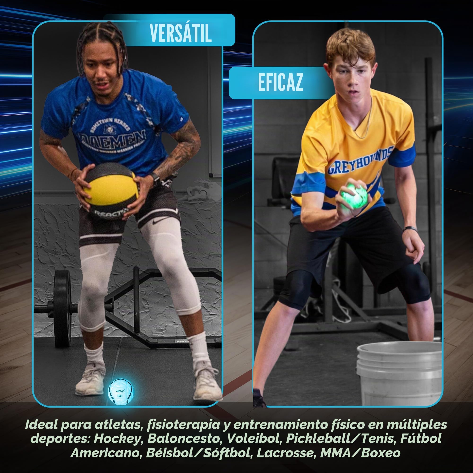 Vector S Herramienta de entrenamiento cognitivo/neurovisual - Mejora la velocidad de reacción, agilidad, coordinación y enfoque para deportes, ejercicio y diversión para todas las edades