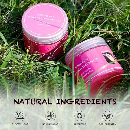 Miniatura 6 de Gel de limpieza para limpiador de automóvil, kit de limpieza de ventilación de aire automotriz, limo para limpieza automática, masilla universal