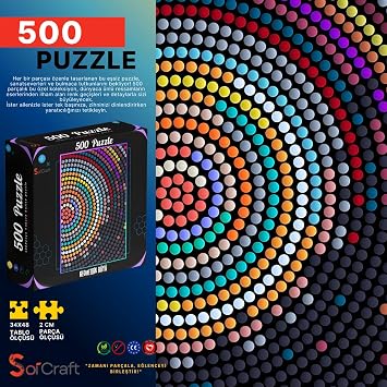 500 Par a Puzzle Geometrik B y  #244