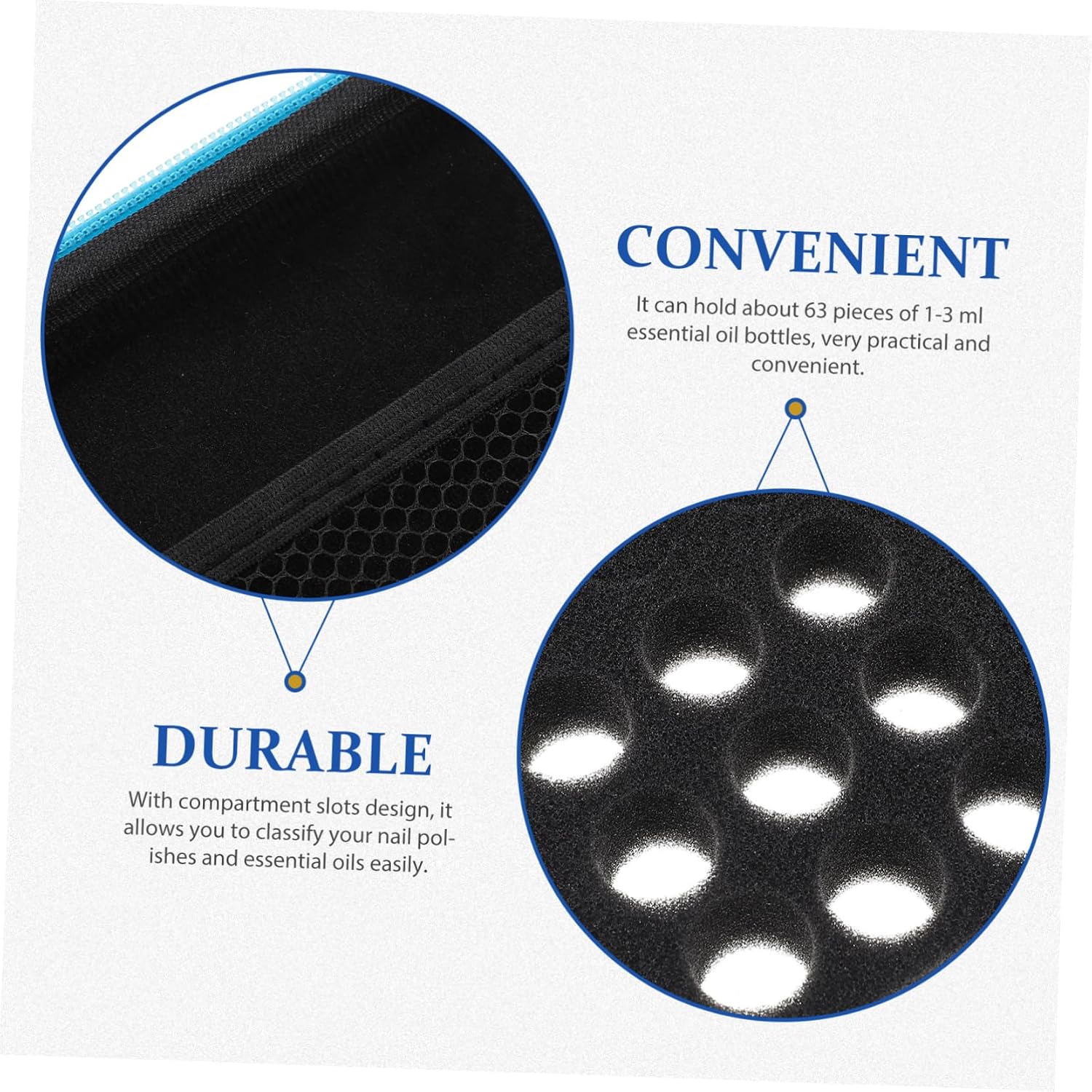 Organizer Case Portable Storage Bag Travel-friendly and Design for Bottles for Use