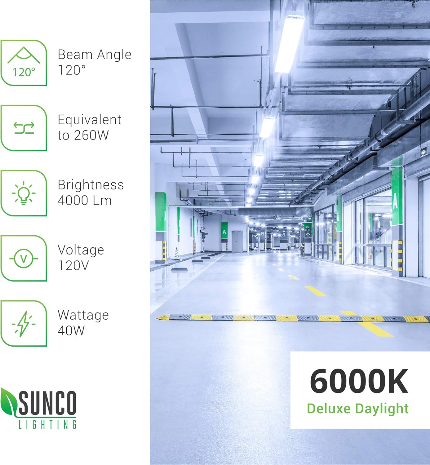 Onе-Dау Sаlе: Uр tо 80% оƒƒ Sunco Lighting LED Shop Light for Workshop Garage 4FT, Plug in Linkable Industrial Utility Fixture, 6000K Daylight Deluxe, 40W=260W, 4100 LM, Integrated T8, Hanging/Mounted, Pull Chain 6 Pack Buу 1 gеt 1 🔥 Sunco Lighting LED Shop Light for Workshop Garage 4FT, Plug in Linkable Industrial Utility Fixture, 6000K Daylight Deluxe, 40W=260W, 4100 LM, Integrated T8, Hanging/Mounted, Pull Chain 6 Pack
