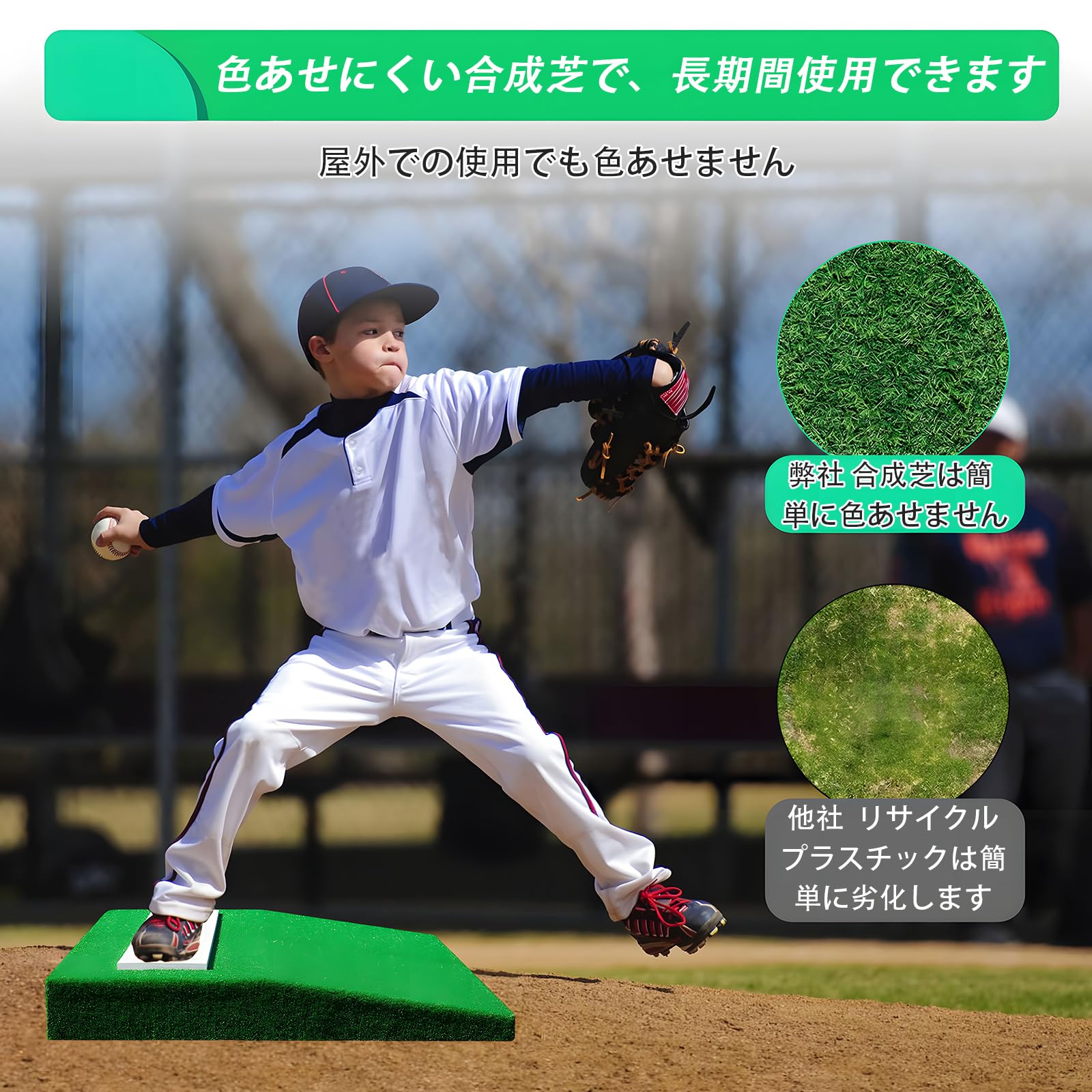 Amazon | Mokiland ポータブルピッチングマウンド 野球 トレーニング