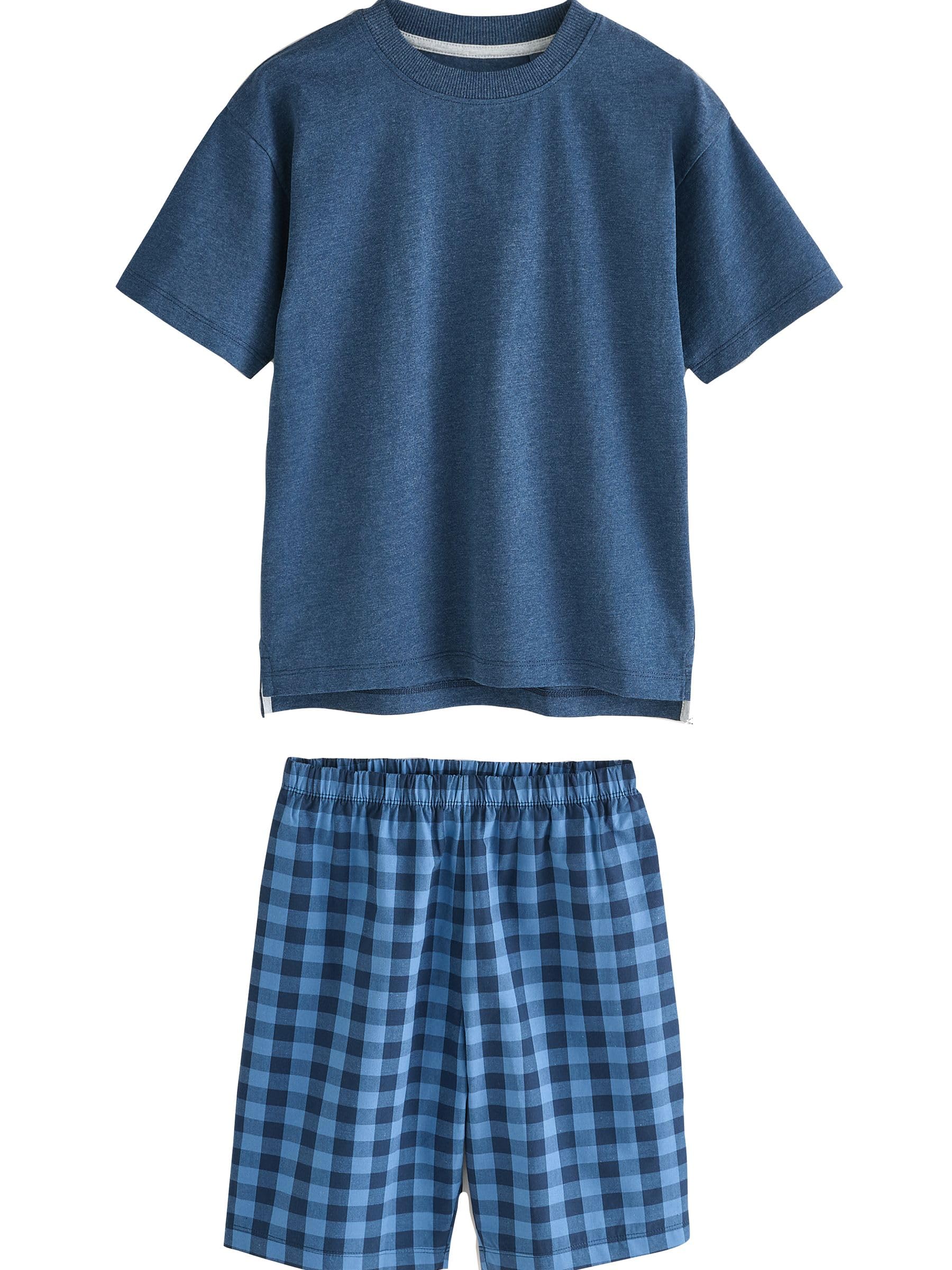 NEXT Jungen Karierte Pyjamas, 2er Pack