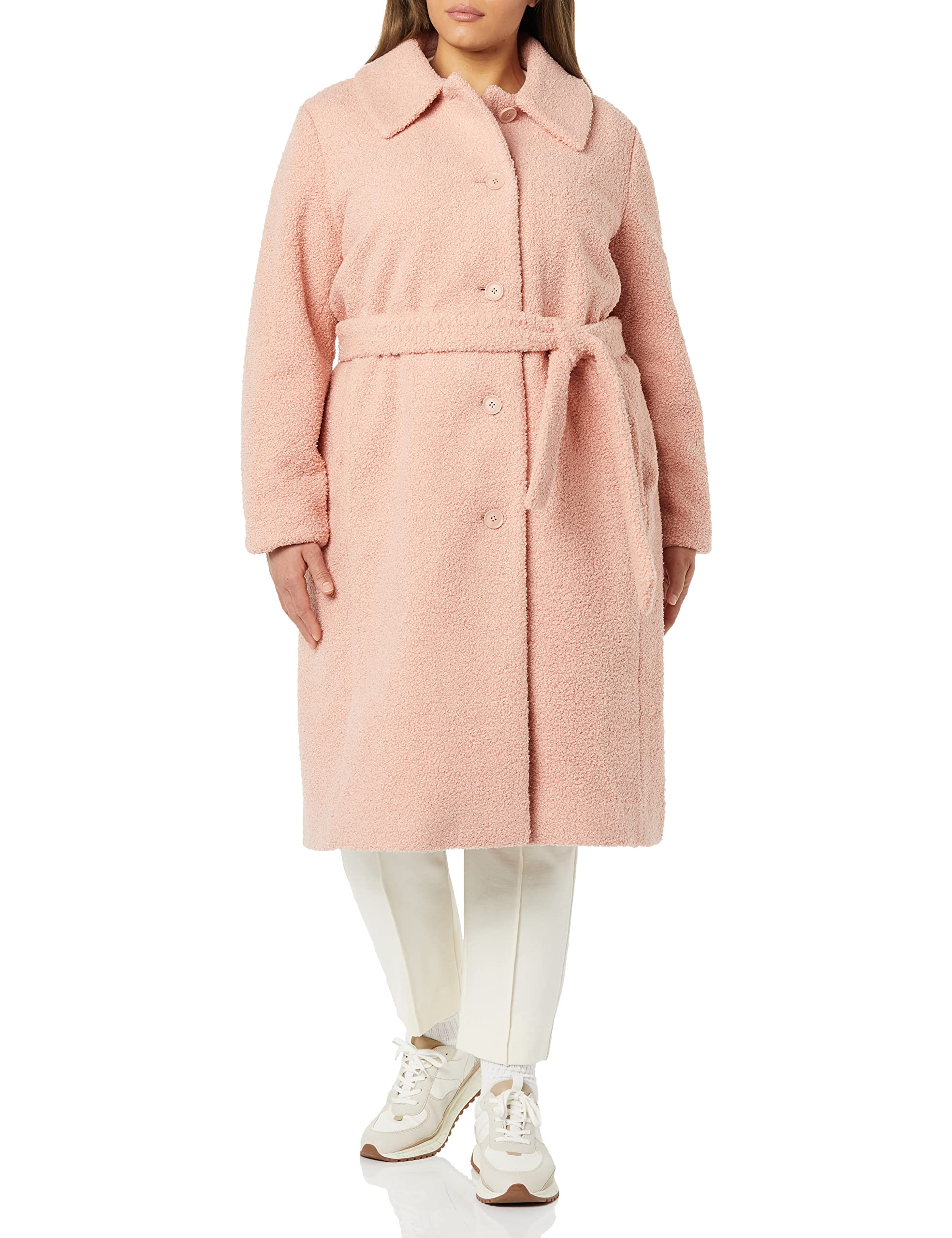 Photo 1 of Amazon Aware Women's Relaxed-Fit Recycled Polyester Sherpa Long Coat (Available in Plus Size) (Previously Medium Rose