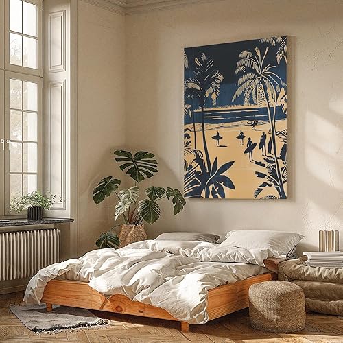 Miniatura 209 de Arte de pared de surf de moda, fotografía retro en blanco y negro, póster de surf, impresión costera, impresión vintage de surf, pósters deportivos