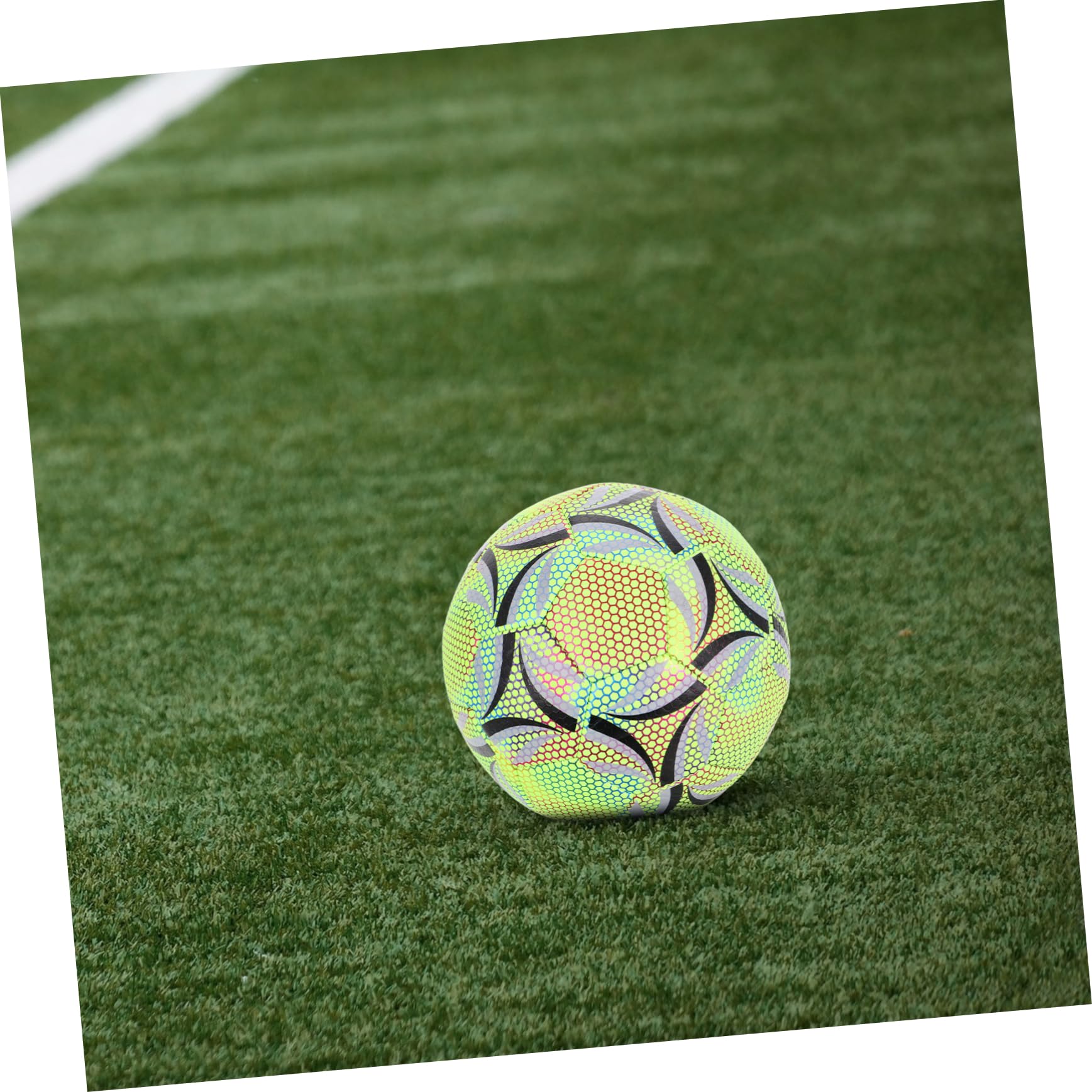 KOMBIUDA Pelota De Fútbol para Entrenamiento Juvenil y para y Fútbol Resistente y Durable con Diseño Luminoso
