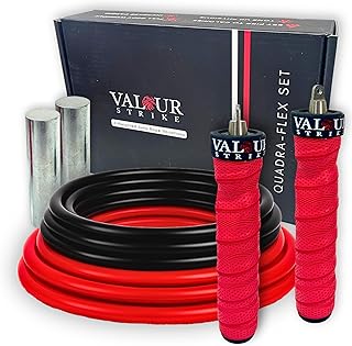 Valour Strike Weighted Skipping Rope | Best Jump Rope for Cardio Trainin...