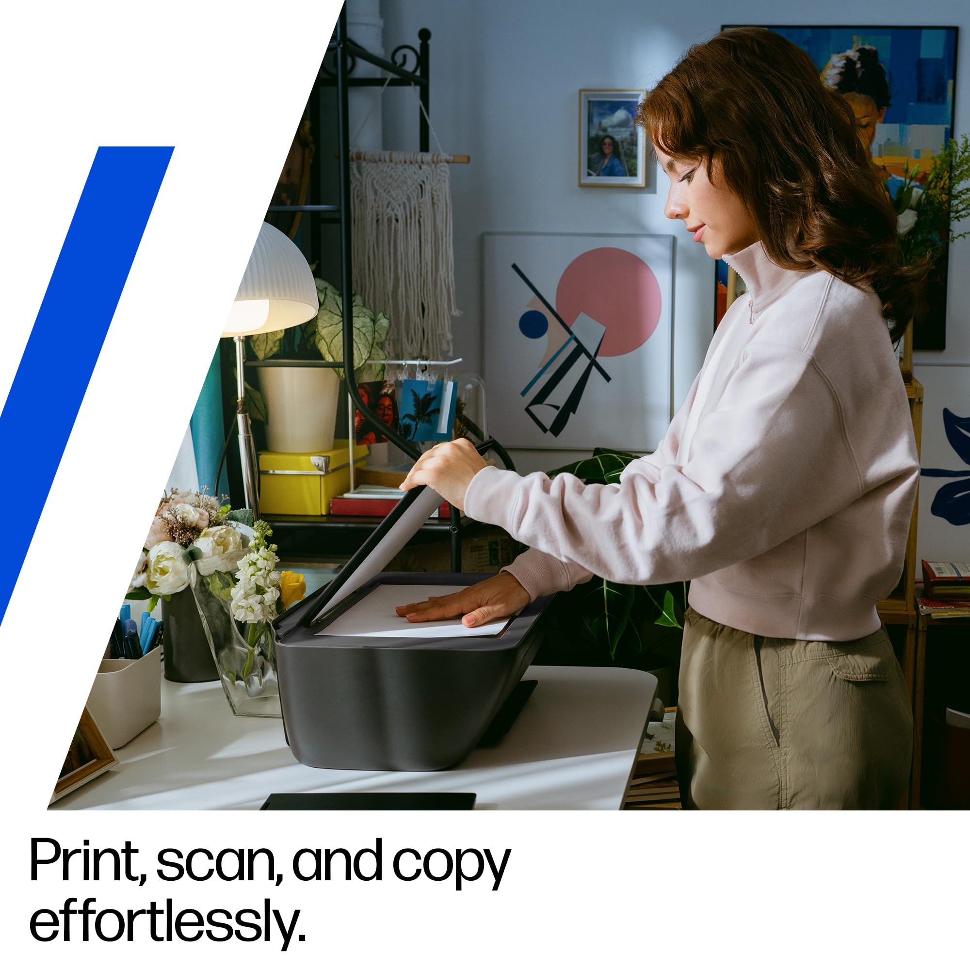 HP DeskJet 2910 All in One Printer | Perfect for Home | Colour | Wireless | Print, Scan & Copy | 3 months free Instant Ink | Easy Setup & Reliable Wi-Fi — view 3