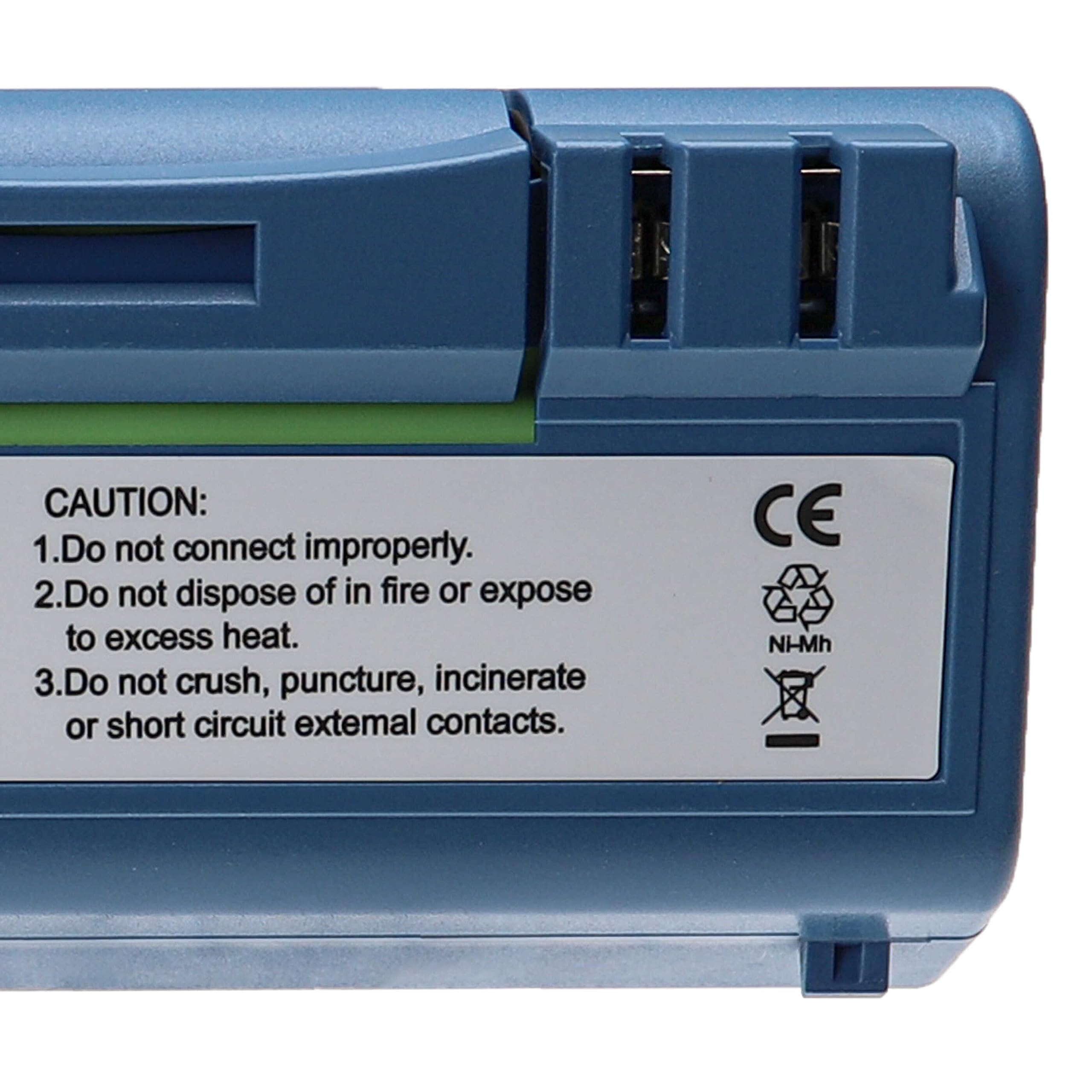 vhbw batteria compatibile con iRobot Scooba 6000, 6050 home cleaner blu (3500mAh, 14,4V, NiMH)