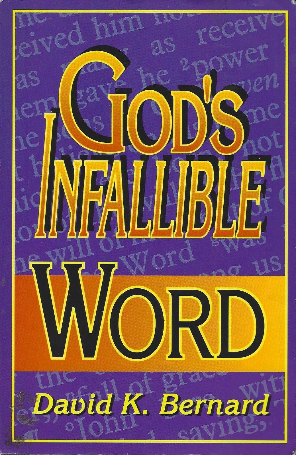 Buy God's Infallible Word — BookShops.in
