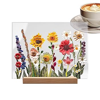 立体的な花柄アクリル画 paint】立体的な花を描く/黄色のアクリル絵の具 - YouTube