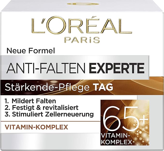 Loreal Anti Falten Experte 65 Test L'Oréal Paris Anti-Falten Experte Tagescreme 65+, Anti-Age
