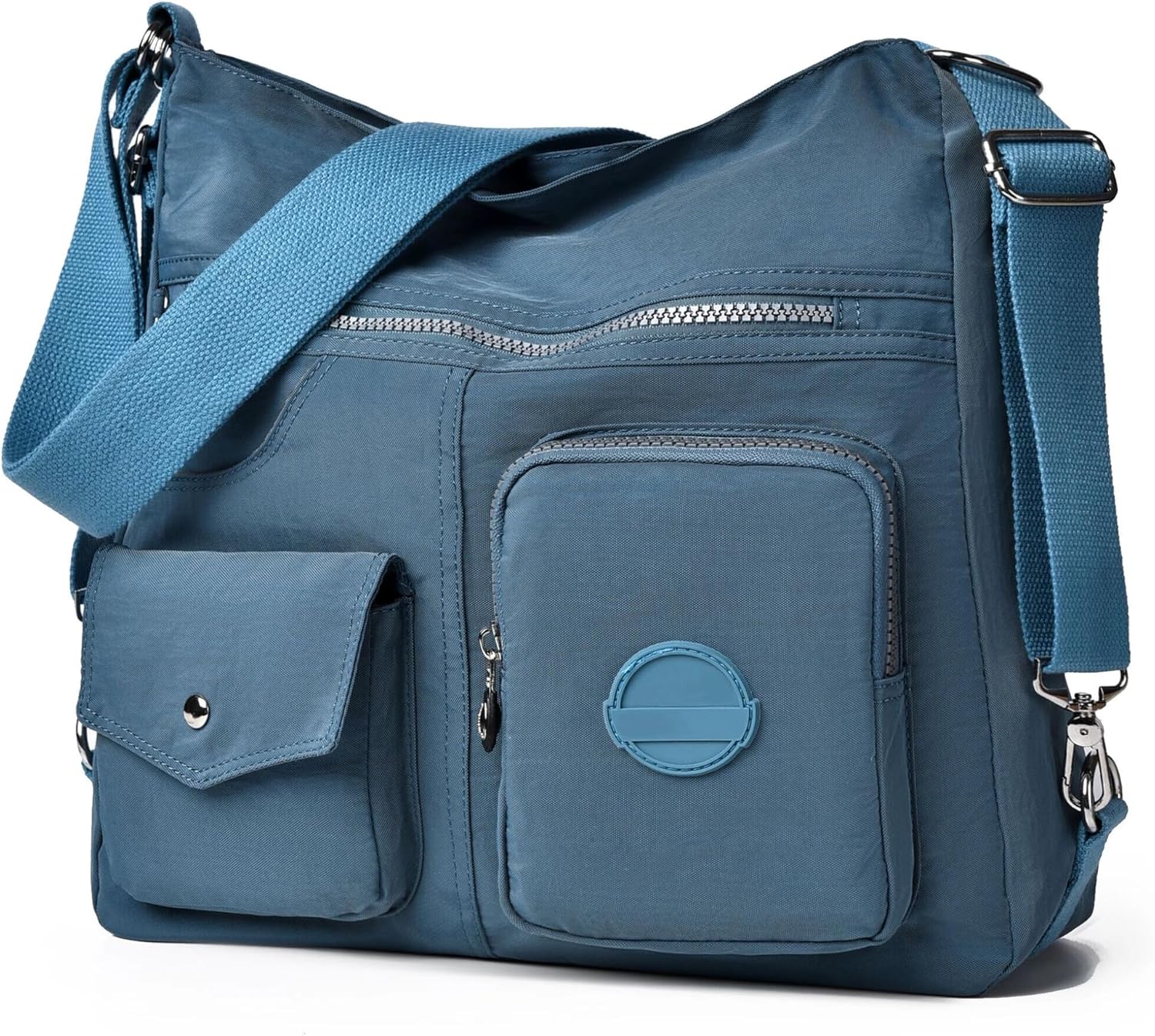 Multipurpose Hobo Purse for Women with Antitheft RFID, Waterproof Nylon Crossbody Bag Shoulder Handbag, Convertible Backpack | Multipurpose, Antitheft RFID, Waterproof, Nylon