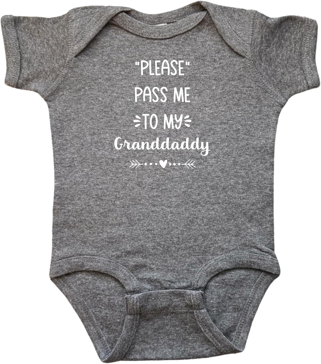 Granddaddy Themed Infant Bodysuits, Baby Shower Newborn Gift, Pregnancy Reveal Present, Valentine's or Father's Day Gift