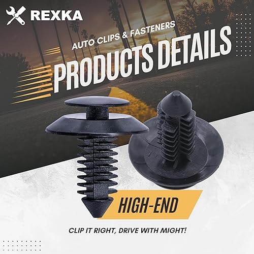 Miniatura 3 de Rexka 30 clips de retención para panel de moldura de puerta OBS para Ford N801925S N802900S Lincoln Mercury Bronco F150 Mustang F250 F350 OBS