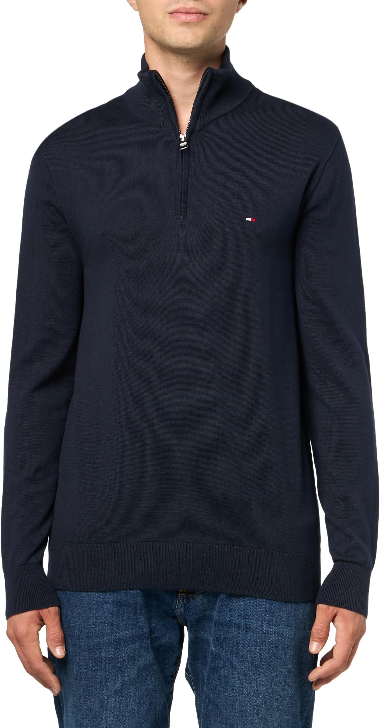 Men's Lightweight Pullover Quarter Zip Sweater