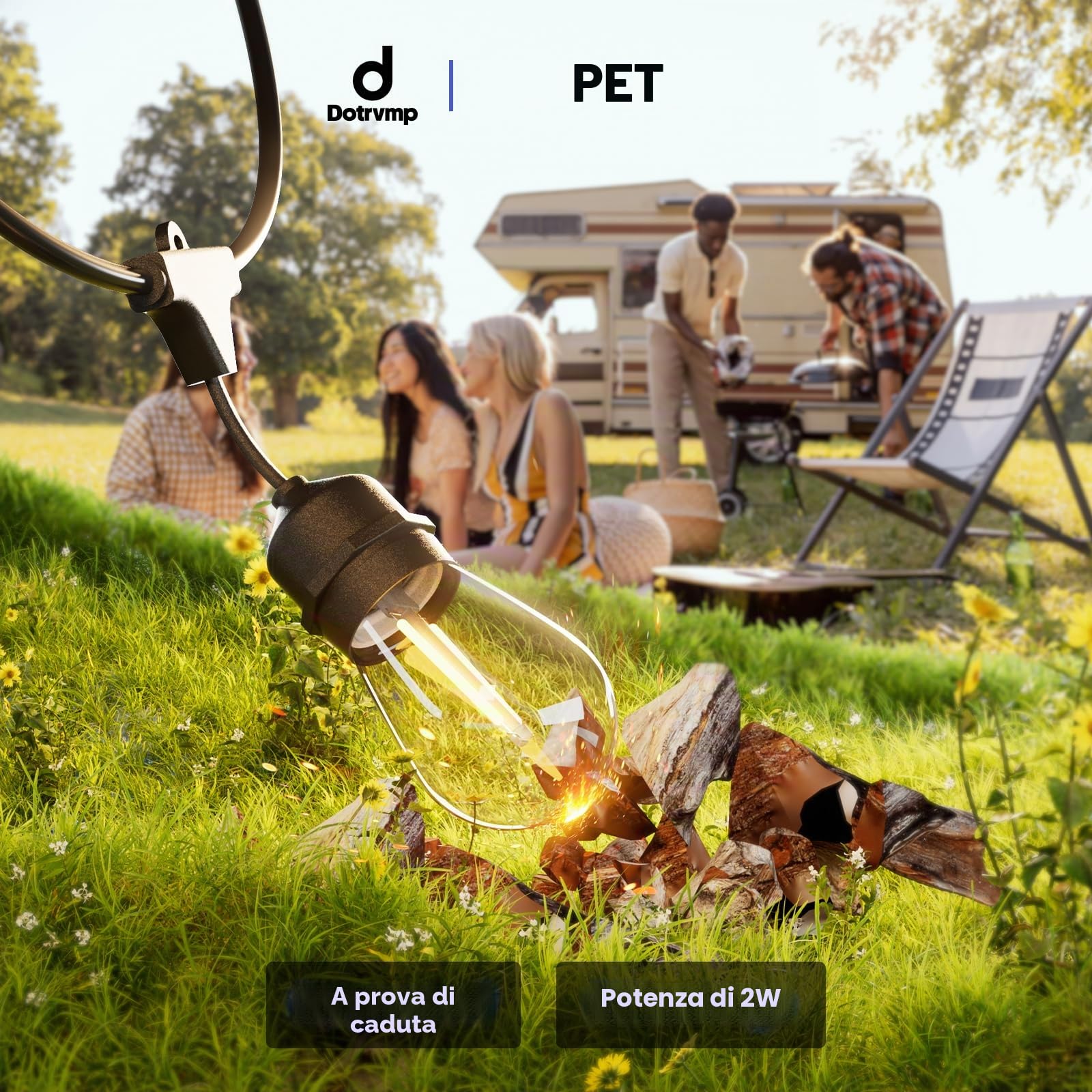 Catena Luminosa Esterno 30m【PESANTE】 S14 LED 2W E27, IP65 Impermeabile e Robusta Collegabile Antirottura 2700K Bianco Caldo per Giardino, Patio, Balcone, Feste, Matrimoni, Giardini, Terrazze