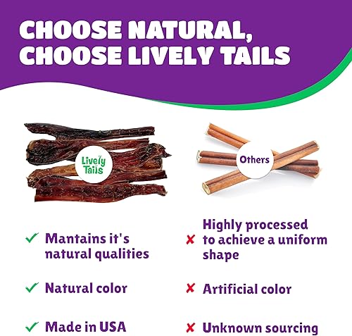 Miniatura 6 de Bully Sticks para perros, palitos de matón para perros medianos, palitos de matón de 6 pulgadas para perros hechos en Estados Unidos, palitos de