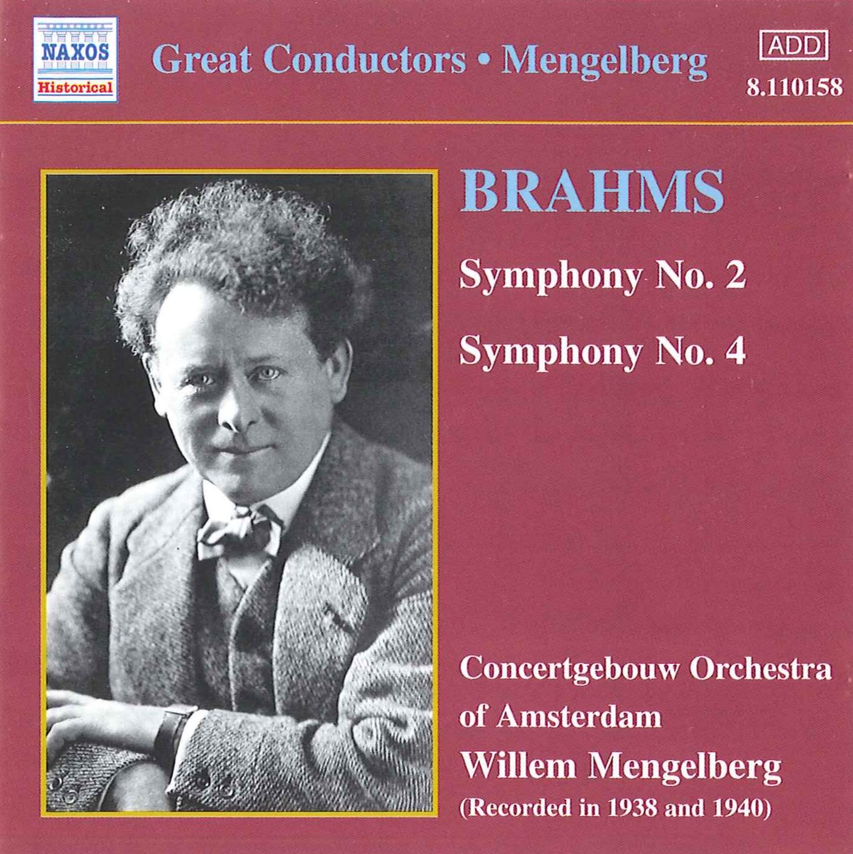 BRAHMS: Symphonies Nos. 2 and 4