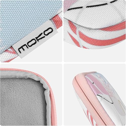 Vista 78 de MoKo Funda para tablet de 12.9 pulgadas para iPad Pro M4 y Air M2 2024, iPad Pro 12.9 M2 y M1, Galaxy Tab S8+/S9+ 12.4, bolsa de poliéster claro