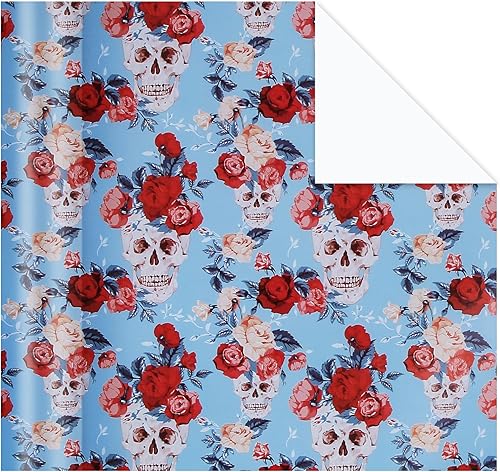 Vista 177 de Aimyoo Rollo de papel de estraza floral, papel de regalo de flores vintage para todas las ocasiones, para bodas, cumpleaños, despedidas de soltera