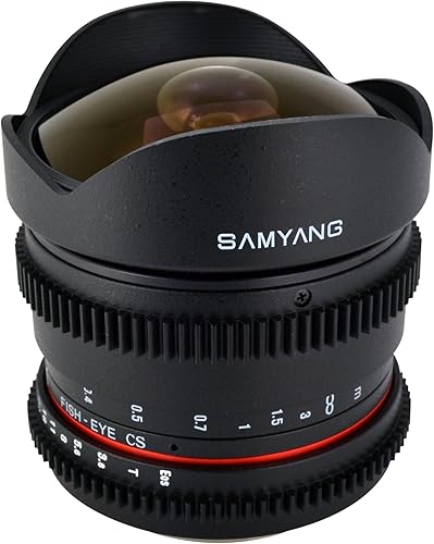 Samyang Cine SY8MV-N T3.8 Cine para Nikon Video DSLR con apertura declarada, 0.315 in, color negro