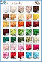 Vista 2 de LA Perla de Omega - Hilo Perle 100% algodón mercerizado ideal para ganchillo fino - Color: 01 - Blanco 601