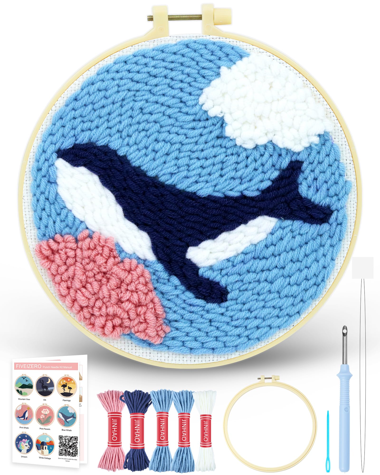 Punch Needle Kit for Beginners - Birthday Cake Patterns -23 Punch Needle Kit for Beginners - Birthday Cake Patterns -23