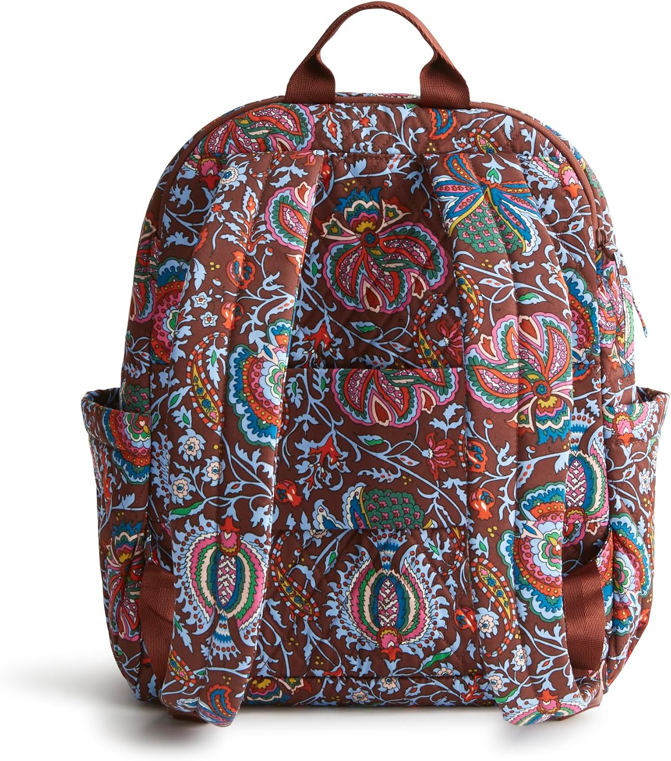 Vera Bradley Women's Premium Cotton Bancroft Backpack, Marrakesh Cinnamon, One Size - Image 6