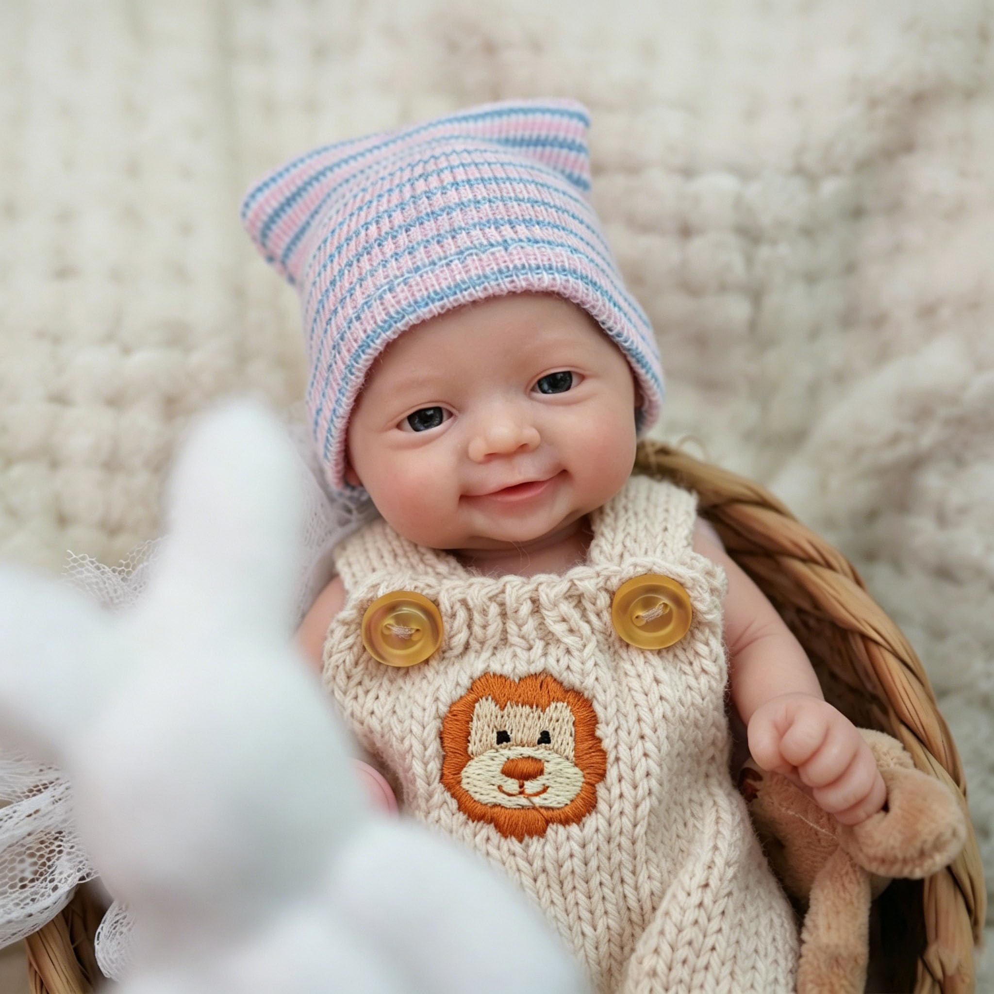 Amazon | MYREBABY 7インチ リボーンドール シリコン人形 男の子