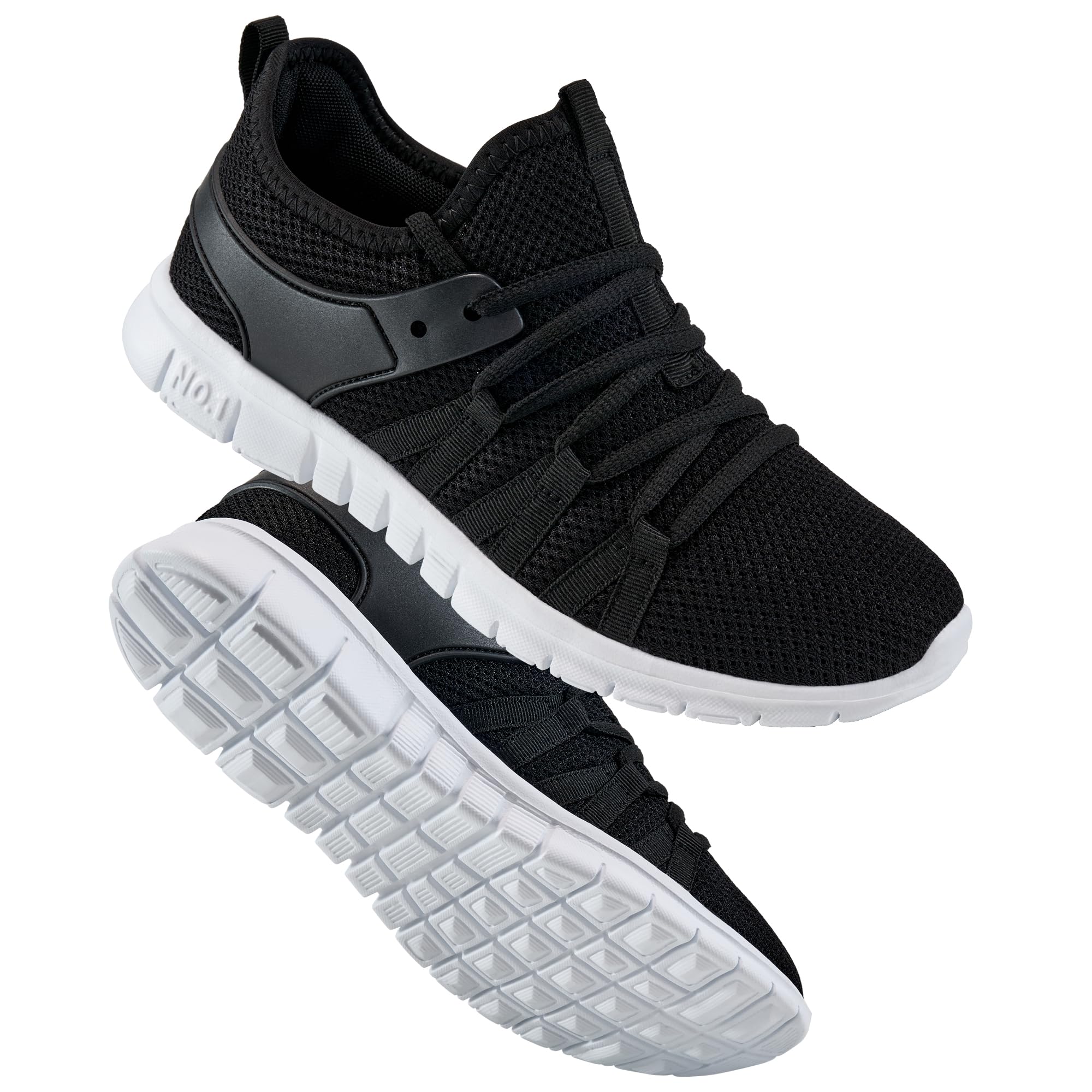 Ecetana Womens Sneakers Running Shoes Comfortable Lace Up Tennis Shoes Casual Breathable Mesh Fashion Sneakers for Walking