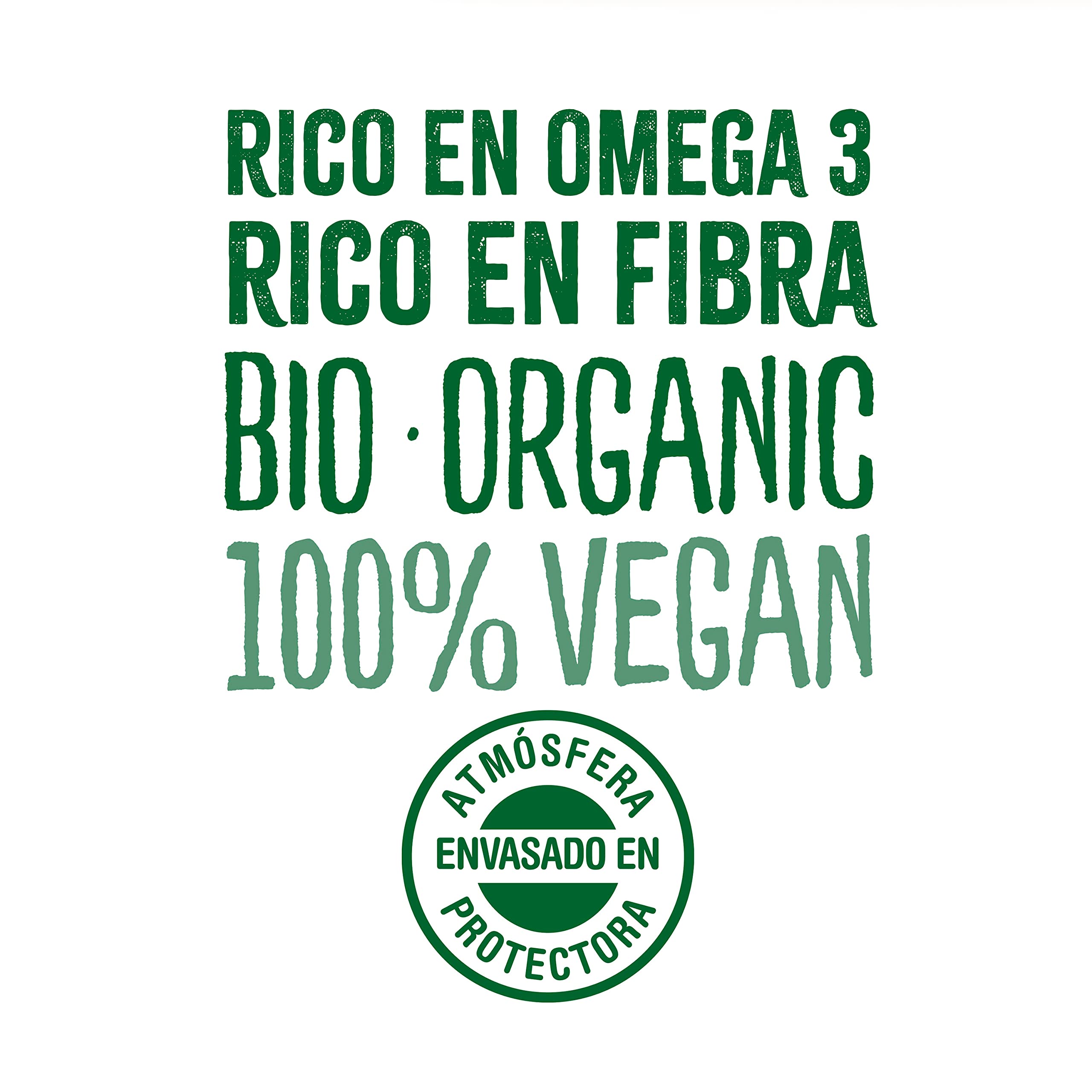 NaturGreen - Semillas de Lino Marron BIO, Semillas Ecológicas, Fuente de Omega 3, Ricas en Fibra, Sin Gluten, Vegan - 225 g