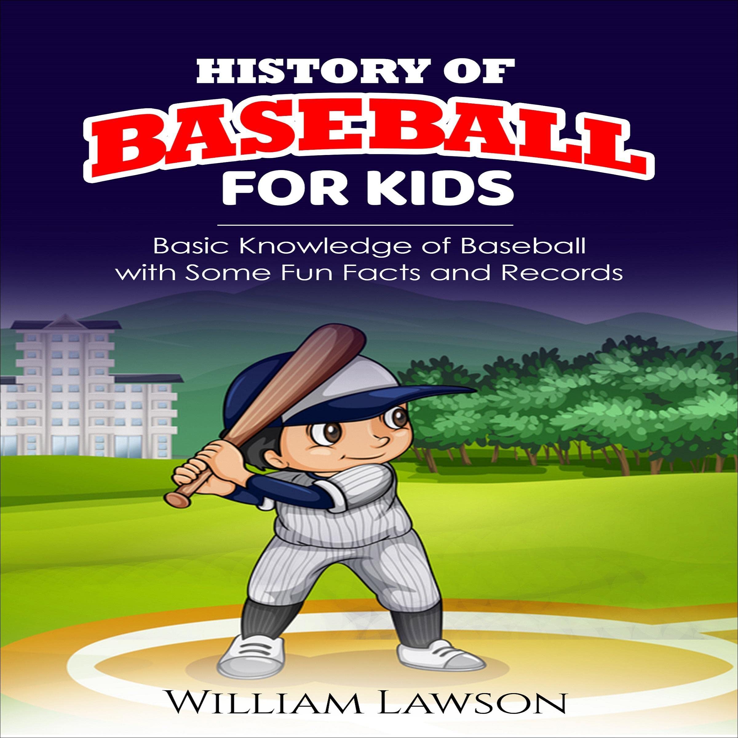 Cover art for History of Baseball for Kids