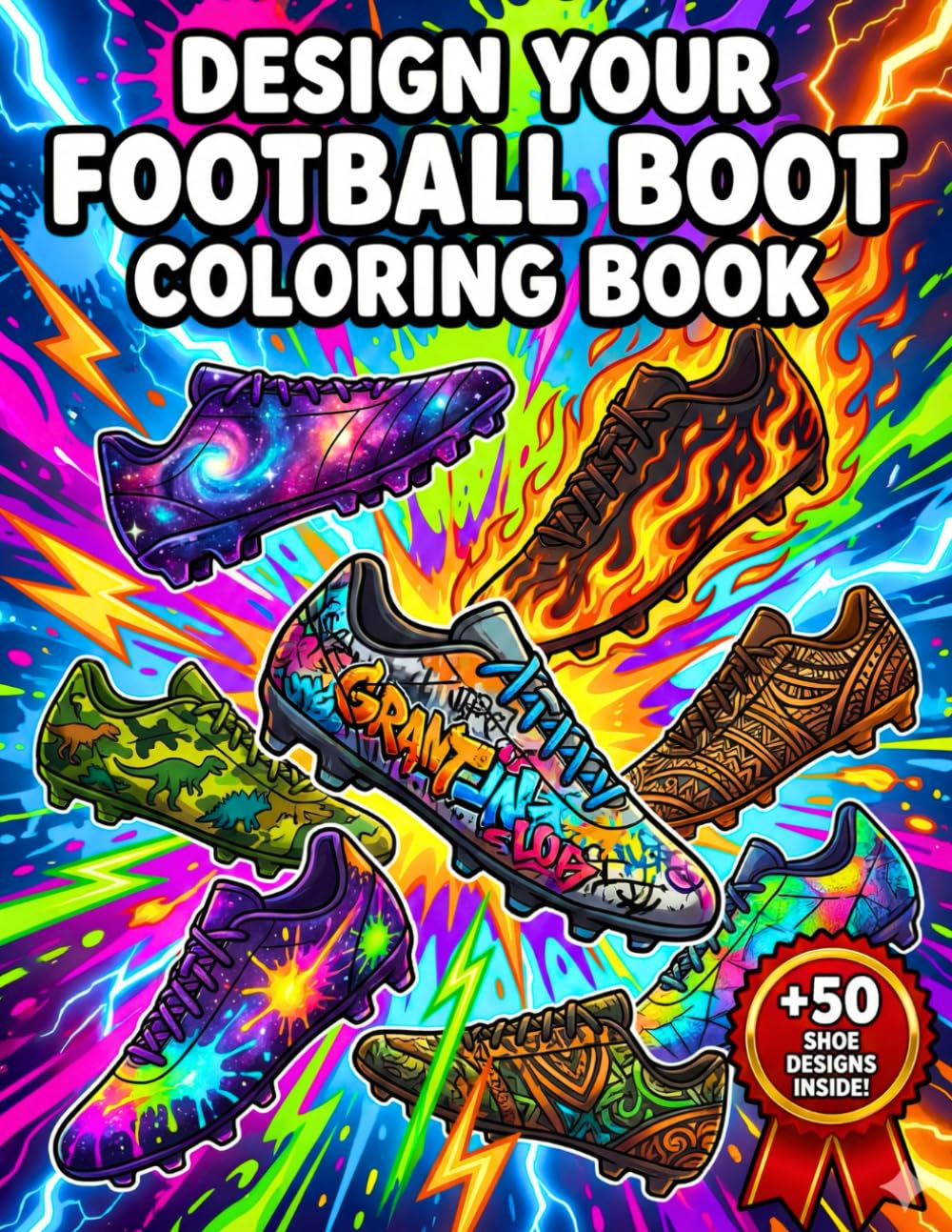 Design Your Dream Football Boots A Creative Coloring Book for Kids and Young Designers: Design bold boots and bring your ideas to life