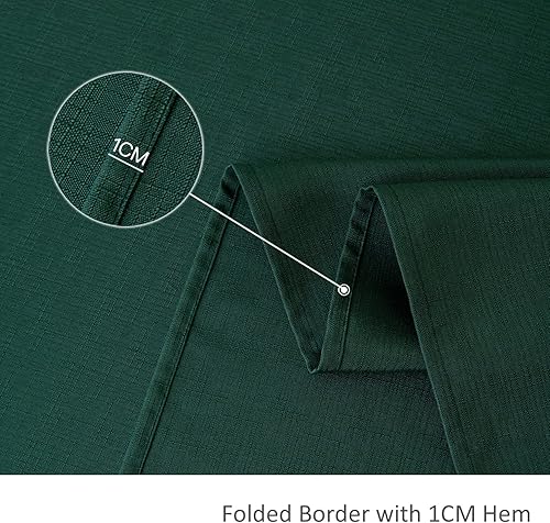 Miniatura 6 de maxmill Mantel cuadrado resistente al agua, antiarrugas, a prueba de derrames, con textura de lino, mantel decorativo de tela navideña para fiestas,