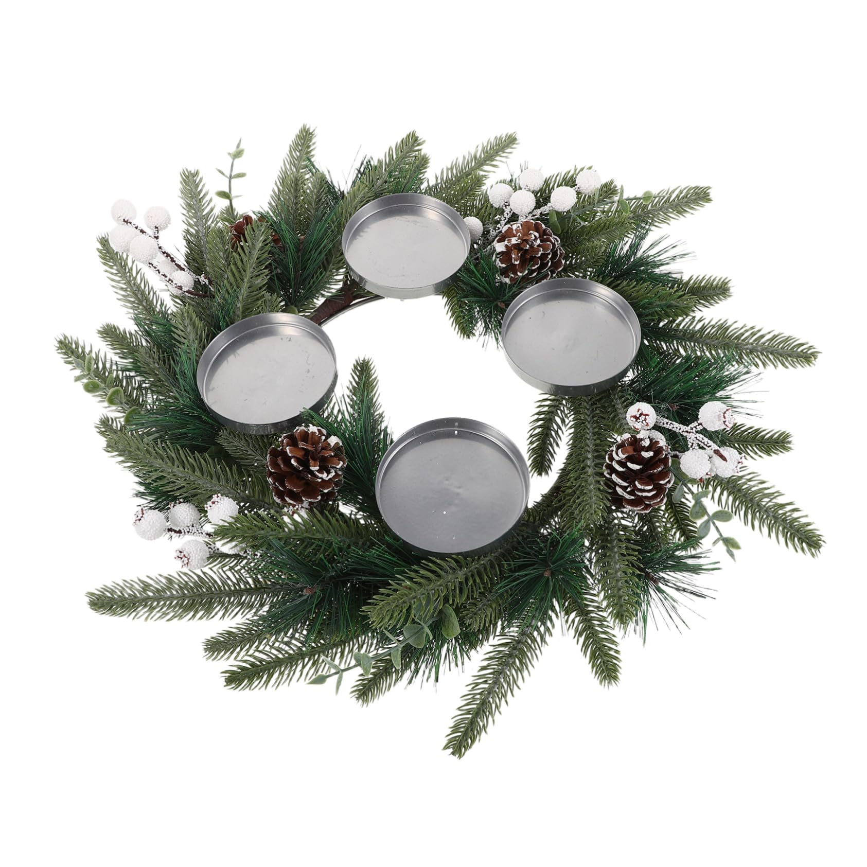 Bougeoir de Noël stable - Support pour bougies de table sans risque