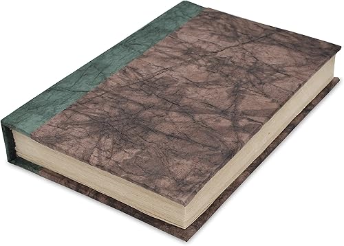 Diario de escritura ecológico nepalí con papel lokta vintage extra grueso hecho a mano, corte limpio, fabricado en el Himalaya de Nepal, 6 x 9