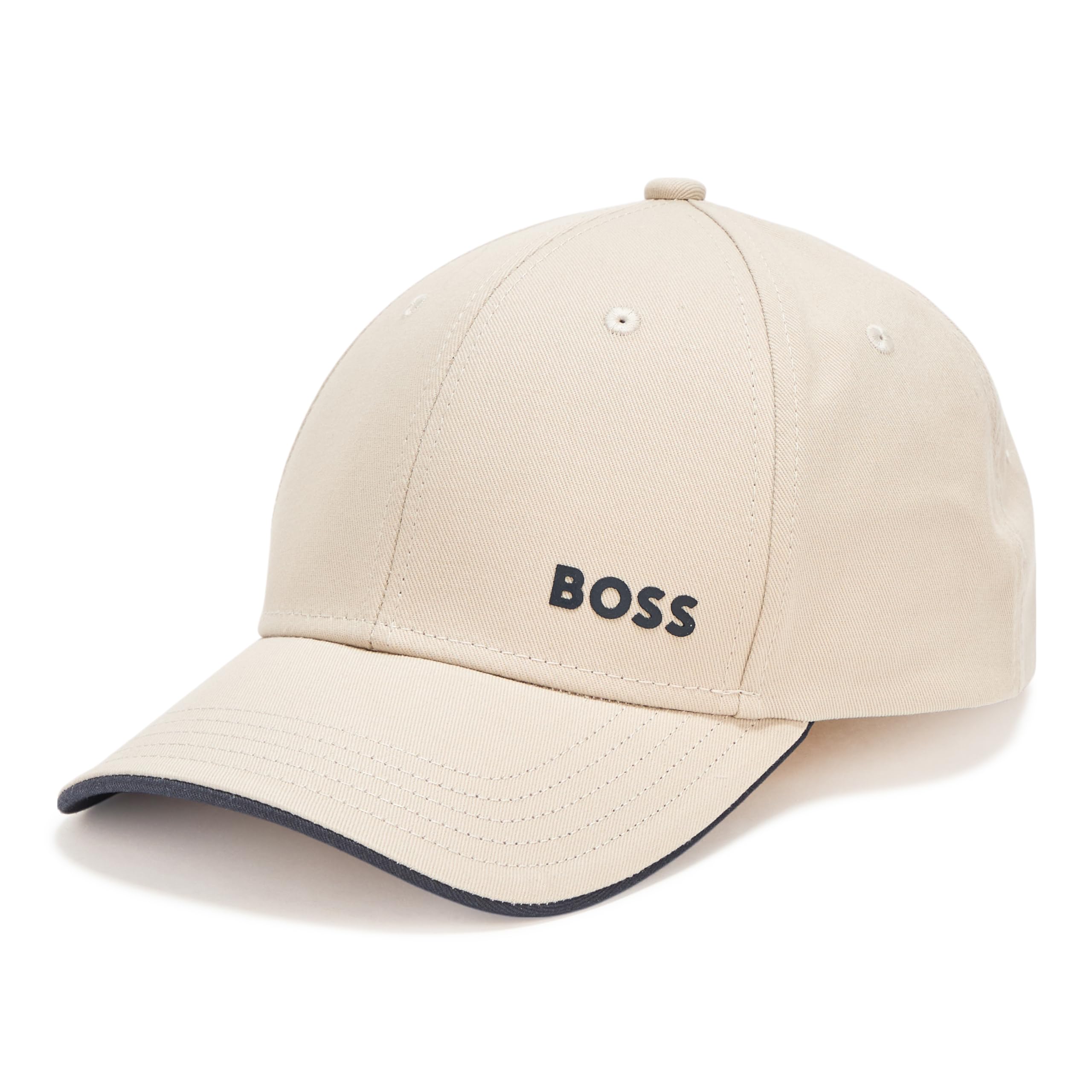 BOSS Men's Bold Logo Cotton Twill Cap Baseball, Peyote tan, One Size