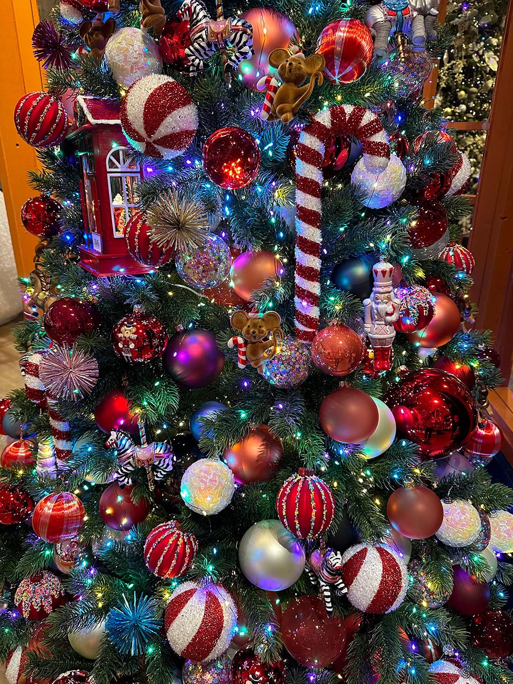 Palline di Natale in vetro 10 cm 6 pezzi - opache e lucide