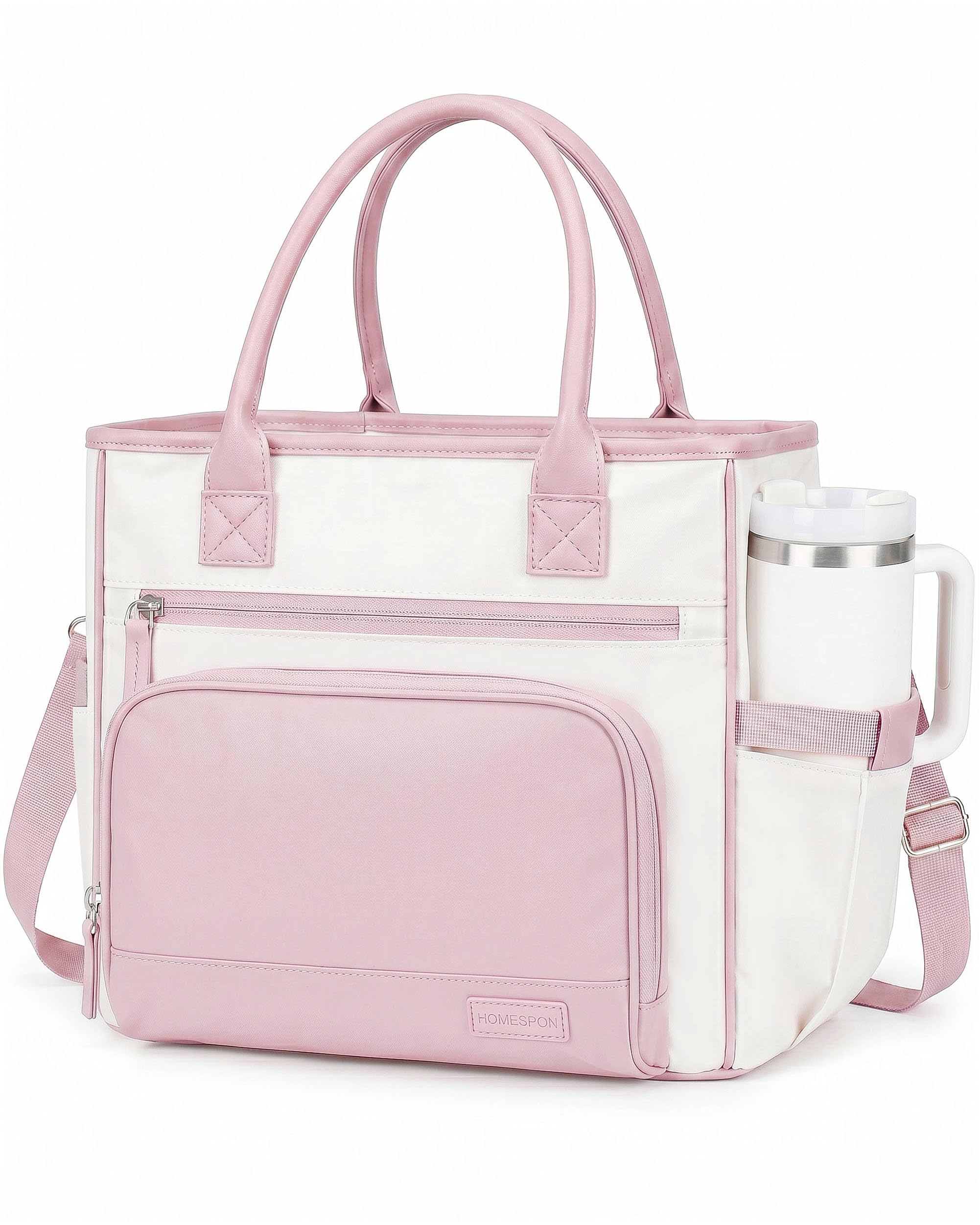 HOMESPON Insulated Lunch Bag Leakproof Back Pocket Shoulder Strap — image 1