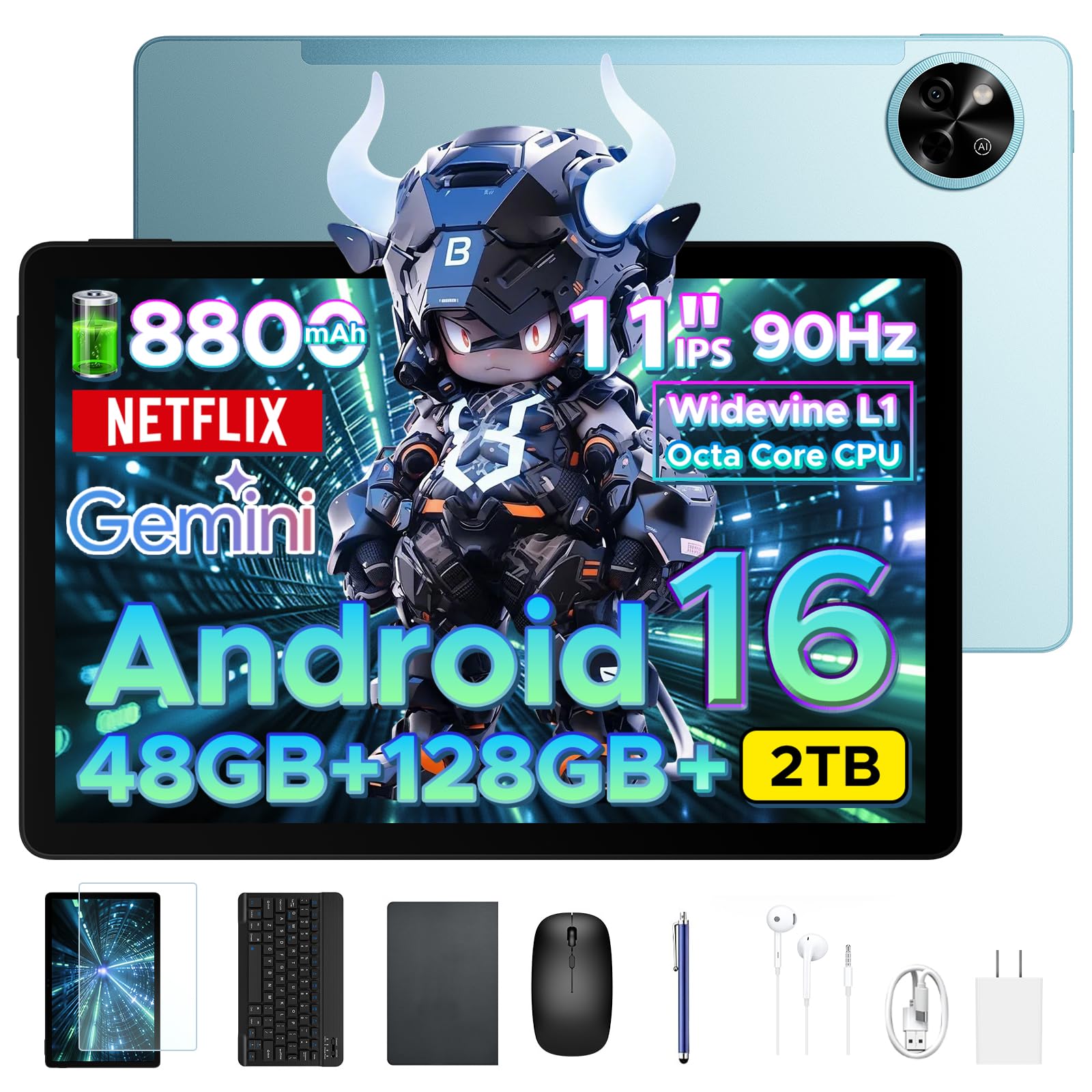 Amazon.co.jp: 【Android16 タブレット 11インチ セット版】P11